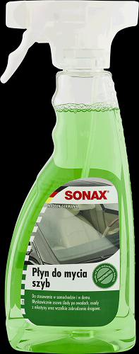 Ilustracja SX 338241 SONAX PŁYN do mycia szyb (cytrynowy) 500ml atomizer