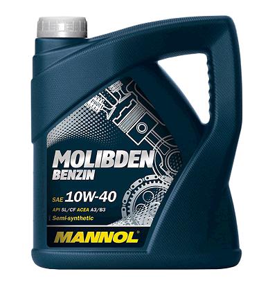 Ilustracja MAN10W40 MOL 4 SCT - MANNOL Olej MANNOL 7505 MOLIBDEN 10W40 4L