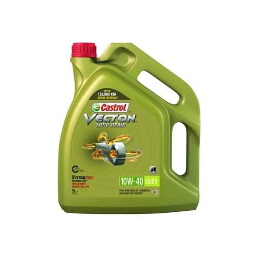 Ilustracja CAS10W40 VEC LDLS 5 CASTROL Olej CASTROL VECTON LONG DRAIN LS 10W40 5L (!)
