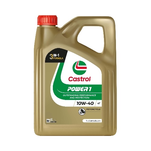 Ilustracja CAS10W40 P1 4T 4L CASTROL Olej CASTROL POWER 1 4T 10W40 4L