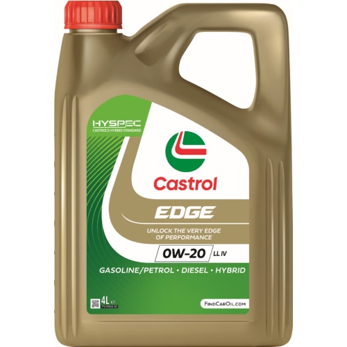Ilustracja CAS0W20 EDGE LL IV 4 CASTROL Olej CASTROL EDGE LL IV 0W20 4L (!)