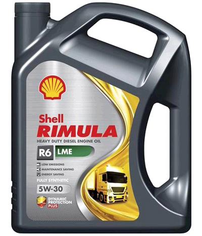 Ilustracja SHE5W30 R6LME 5 SHELL OLEJ SHELL RIMULA 5W30 5L R6 LME